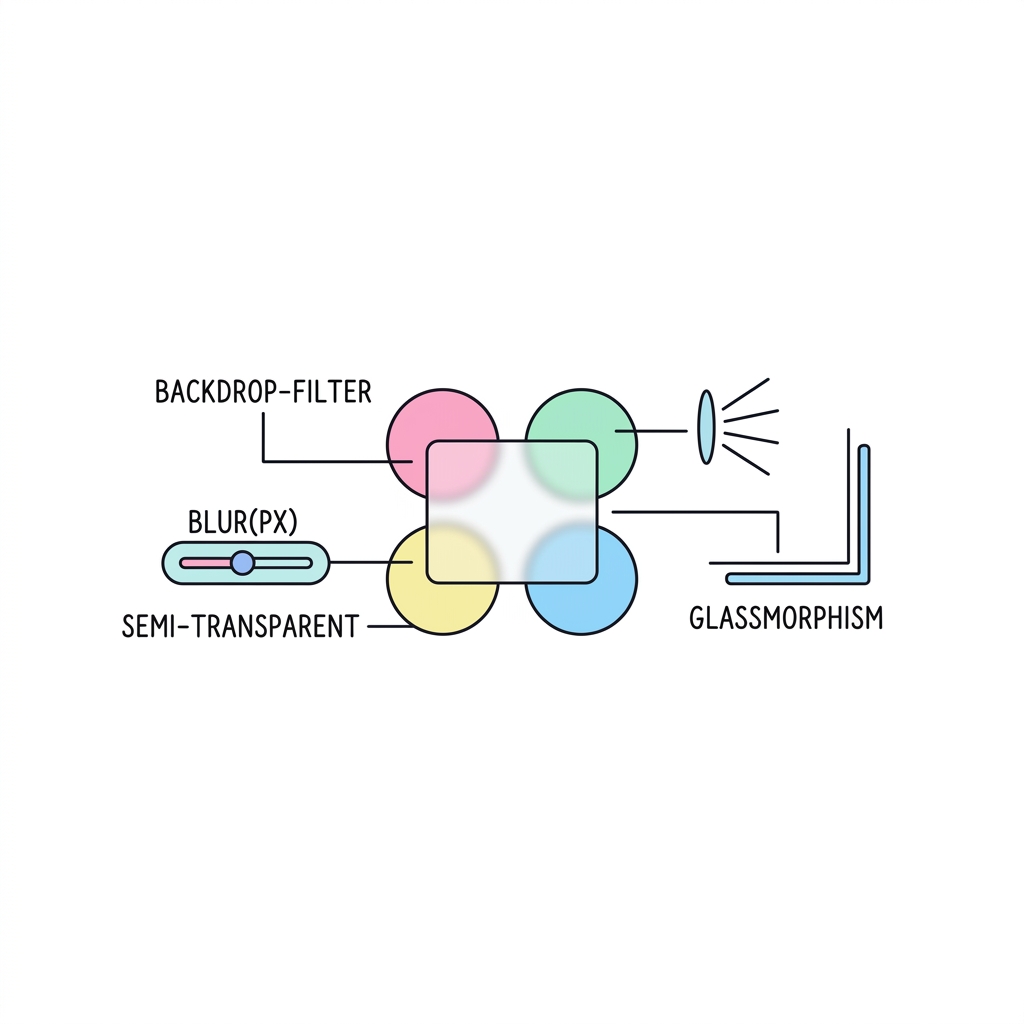 CSS Glassmorphism Concept